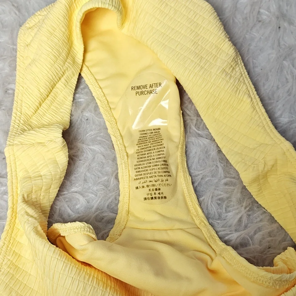 Abercrombie & Fitch Yellow Bikini Bottom - Picture 5 of 5